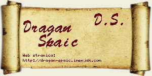 Dragan Spaić vizit kartica